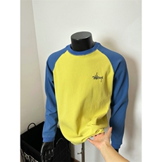 现货网图斯图西华夫格拼色长袖T恤男女1209特P28，男装T恤，电商C310