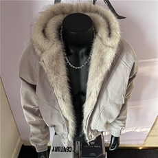 现货设计感毛领连帽棉服棉衣M6104-P120，男装棉衣，星座1109-4