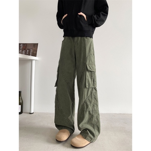B221 美式ins暗黑高品质多口袋休闲工装裤子 LK24371-P70控98图片