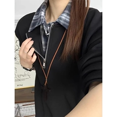 网图现货足半拉链衬衫领假两件polo衫卫衣男长袖T恤W19特P42，男装T恤，星座205-3