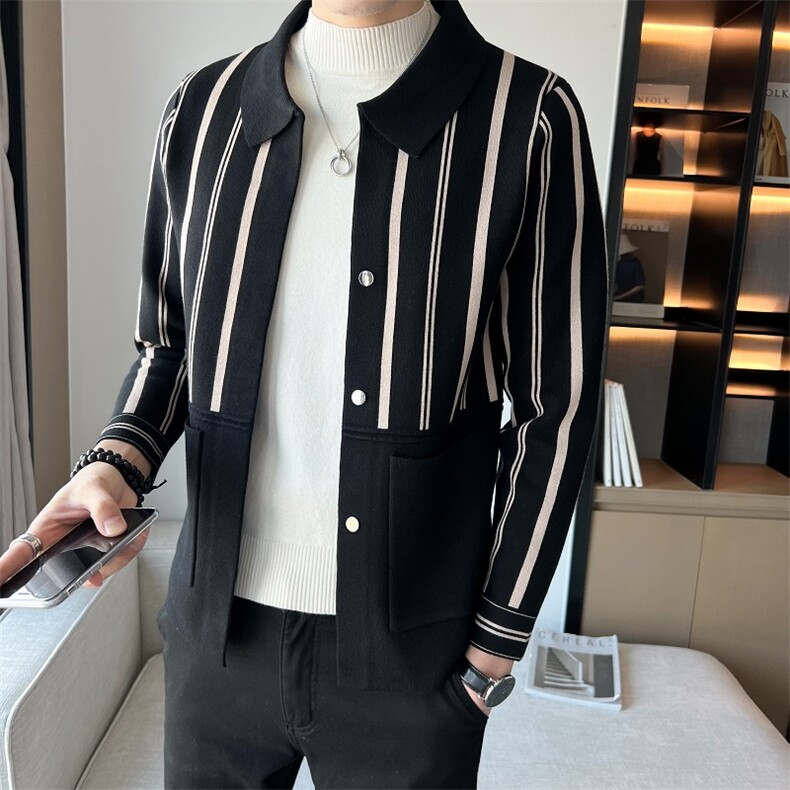 抖音直播新款针织开衫男高品质店主风夹克外套男士KSA086-P75,男装针织衫/毛衣,星座1207-1