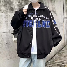 2023春秋季复古飞行员夹克外套韩版宽松美式男上衣服JK0068-P58，男装夹克，星座308B-1