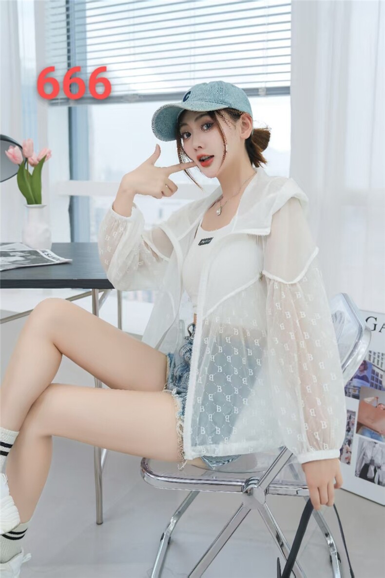 2025年夏季修身型防晒衬衣连帽，女装衬衫，翩雅女装供货