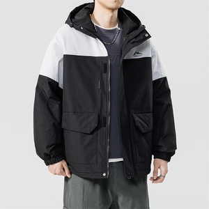 新款港风棉服大口袋宽松时尚港风青少年棉袄外套MY9305P-95