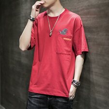 【】A003-HT1127-P28夏装新款搞怪恐龙印花圆领T恤家乐，男装T恤，电商A003