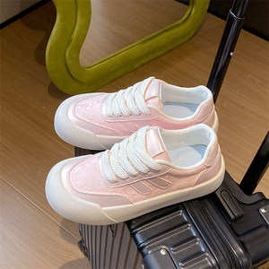 2024小白鞋子女夏季新款韩版ins学生休闲女鞋百搭帆布鞋图片