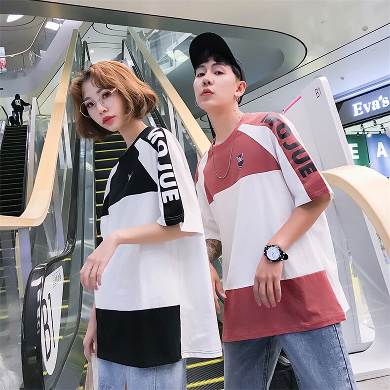 714-3-HT015青年男情侣体恤新款时尚日系短袖LPWv百搭，男装T恤，星座714-1