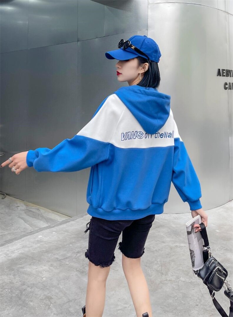 针织帽卫衣外套，女装卫衣/绒衫，米儿衣景