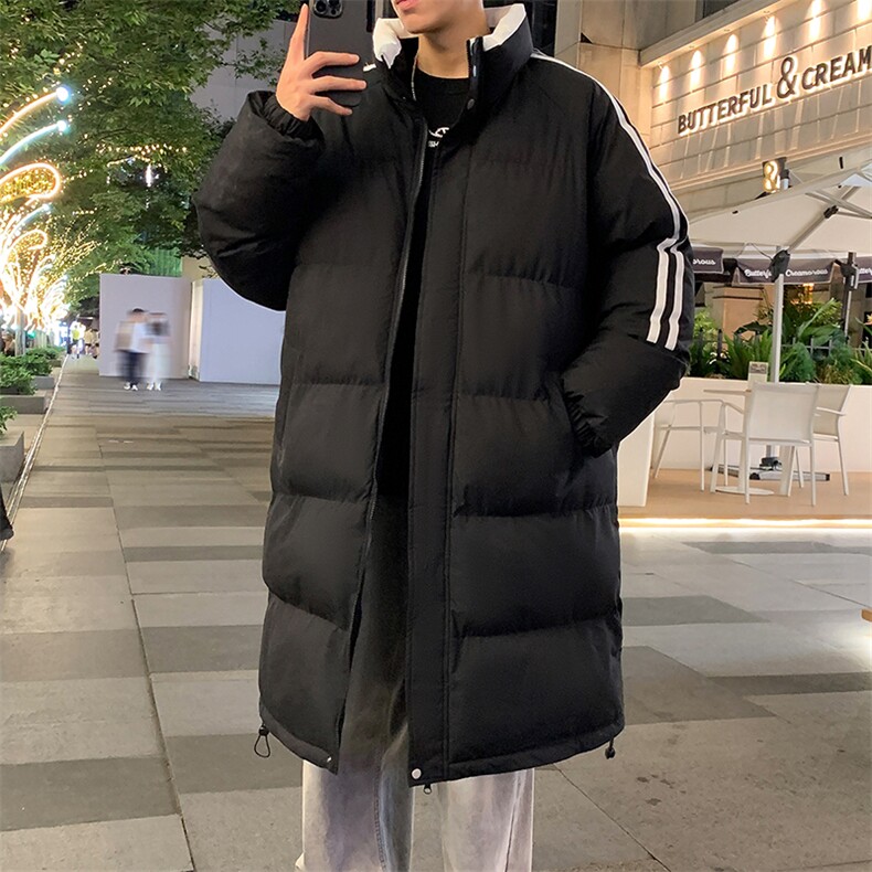 新款休闲长款棉衣,男装棉衣,星座1106-2（原1111B）