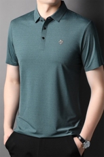 新款男装中青年翻领POLO衫短袖上衣商务休闲宽松潮流男装半袖P67，男装T恤，钱塘6003A(原)4033A