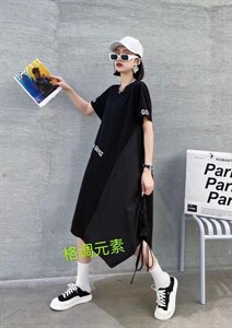 现货欧韩时尚韩版连衣裙图片