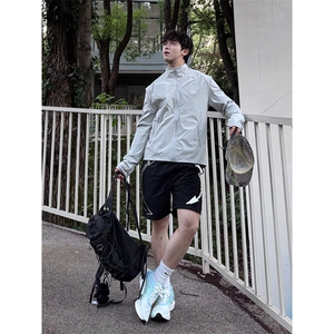 春夏款高品质冰感速干防晒服休闲户外运动外套透气弹力机能风夹克图片