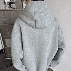 美式廓形cleanfit慵懒风连帽卫衣外套，男装卫衣，星座1503