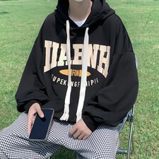 美式连帽卫衣男秋季潮ins潮牌港风小众外套高街宽松上衣WY802-P36，女装短外套，星座1008-2