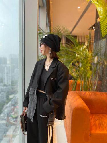 拼接外套，其它，跳跳谷