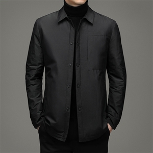 冬季男士商务休闲羽绒服加厚保暖外套中年男装宽松免烫YY922-P275图片