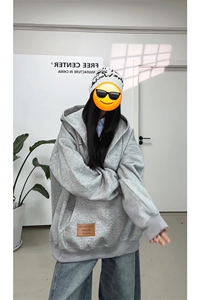 视频截图慎用!图片只做展示大货已到美式大V领连帽卫衣WY78069P68图片