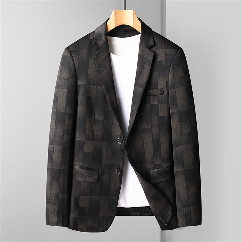 BV713钱塘2020-2秋冬季男装西服时尚潮流修身男士外套数据好P130，男装西服，钱塘207-2