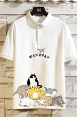 PL57155-P35翻领短袖polo衫男大码胖子半袖t恤男有领保罗衫，男装Polo衫，电商A040A