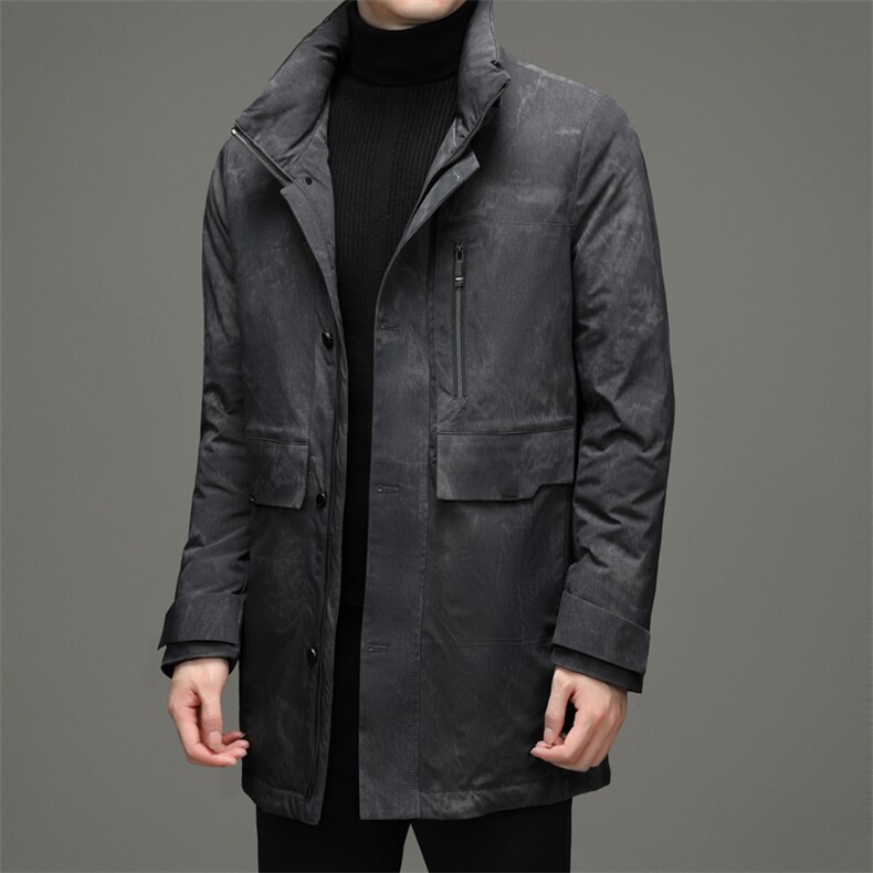 BZL2188钱塘2020-3冬季羽绒服白鸭绒防寒保暖外套加厚P308,男装羽绒服,钱塘207-3