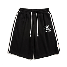 白底23新款夏季休闲百搭时尚短袖韩版潮流短裤套装TZ663P85控108，男装牛仔裤，电商A247-1