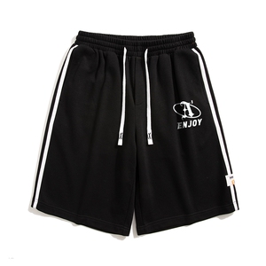 白底23新款夏季休闲百搭时尚短袖韩版潮流短裤套装TZ663P85控108图片