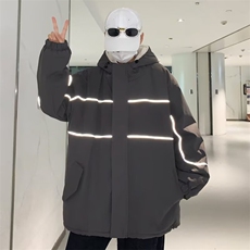 宽松棉衣男防水保暖外套学生连帽棉袄肥佬大码棉服户外工装服，男装棉衣，星座410-7