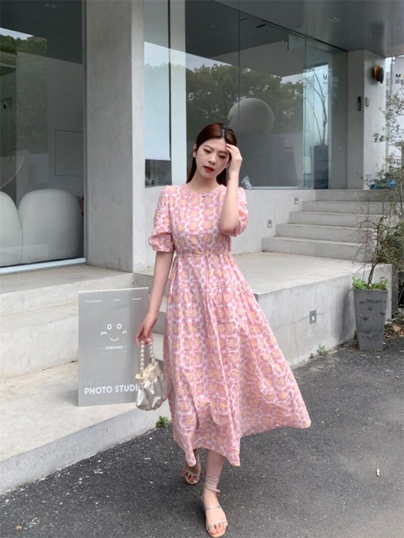 韩版连衣裙，女装连衣裙，阿爆