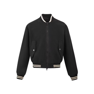 新款简约日系流行慵懒潮流原宿文艺ins时尚棒球服毛呢外套气质,女装短外套,星座506A