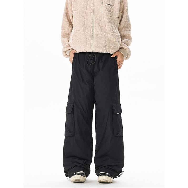 8XL-M三防登山工装羽绒裤男90白鸭绒冲锋裤子男YRK2001P118控158，男装棉裤，电商D206-1