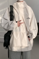 8XL-M特大码春季Cityboy宽松冲锋衣夹克男女上衣外套男JK1310P85，男装夹克，电商D206-1