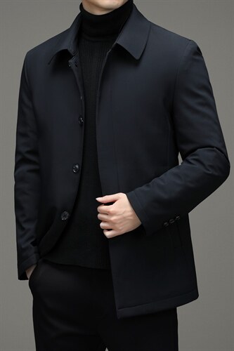 秋冬棉衣男中年翻领棉服中老年冬季加厚夹克外套爸爸装S2033-P150图片