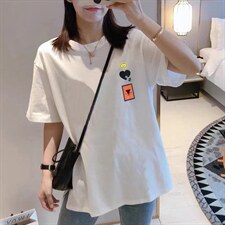 夏季新品短袖T恤，女装T恤，木橙紫 MC·Z