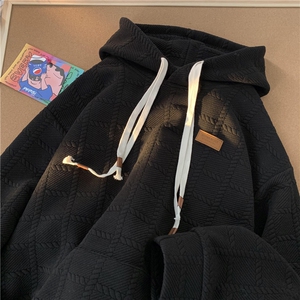 W2271 连帽卫衣男潮牌小众设计情侣装秋季外套2024新款图片