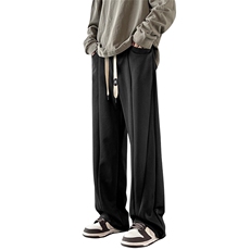 2025冬季新款斜纹加绒加厚重磅休闲卫裤XZ806-CK23022-P58-控78，男装休闲裤，四季星座806