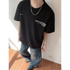 t恤男款夏季短袖cleanfit美式复古百搭上衣服T0125-P40，男装T恤，星座308B-2