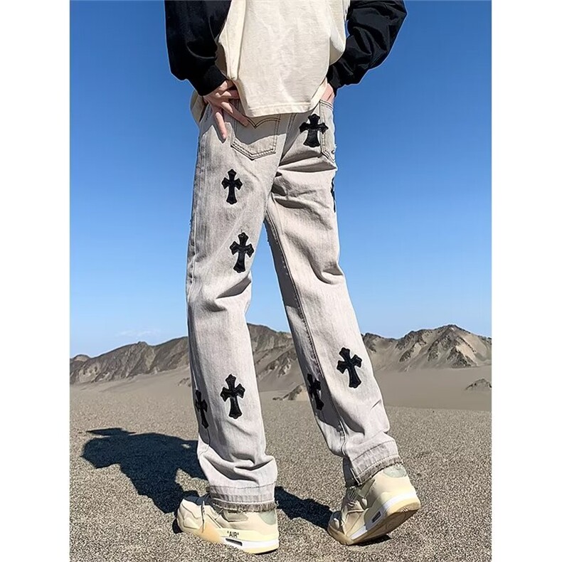 2024美式牛仔裤男款春季长裤潮S2357P60,男装牛仔裤,星座1116-2