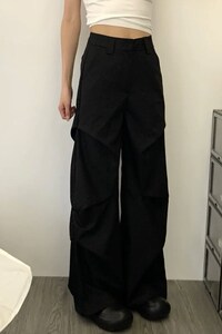 休闲裤男  设计感高级感显高长裤子X8065/P61图片