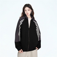 网图现货美式拼接立领潮流撞色宽松卫衣男女W103特P50，男装卫衣，星座205-3