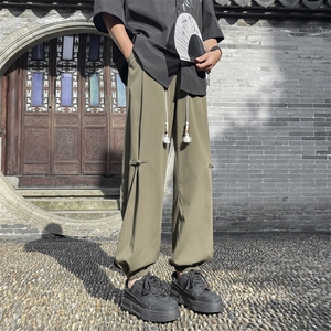 风小院亲肤休闲裤优选质感东方夏季潮文化束脚裤K050-特批30,束脚裤搭配椰子图片