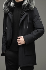 HM2199冬季男士加棉羽绒外套男装连帽修身棉服保暖潮流P539，男装羽绒服，电商B360