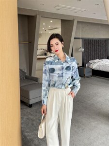 春装新款 水墨扎染 复古港味,其它,可艺尚