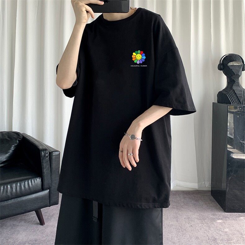 DX17101-P20纯棉短袖t恤男大码半袖打底衫宽松体恤衫港风，男装T恤，电商A040