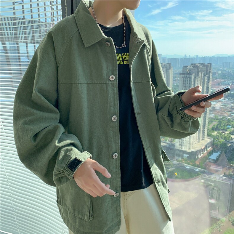 26春季新款工装韩版潮流复古男女夹克外套上衣JK52/P30,男装夹克,星座202