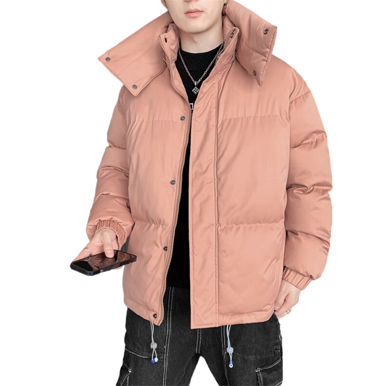 克莱因蓝冬季棉衣男加厚棉袄外套ins情侣款面包棉服M0761-P100,男装棉衣,星座308B-1