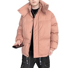 克莱因蓝冬季棉衣男加厚棉袄外套ins情侣款面包棉服M0761-P100，男装棉衣，星座308B-1