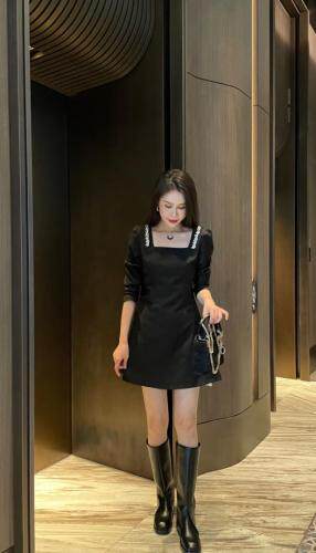 秋装气质女人味连衣裙,女装连衣裙,柏多伊俪