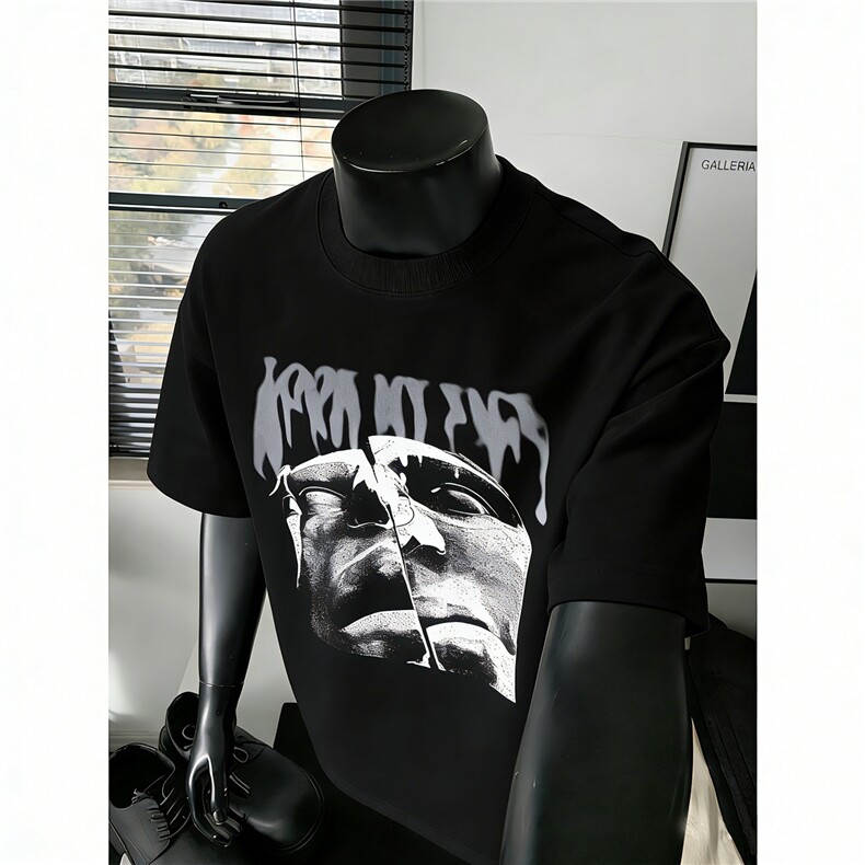 纯棉T恤设计感短袖原创小众运动T恤美式日系T1016-1T334P32K59，女装T恤，星座1016-1（原电商B408-1）