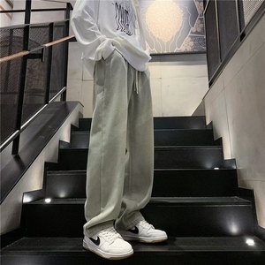 加绒加厚牛仔裤男黄泥色宽松直筒阔腿裤牛仔裤 JR630-P48图片