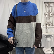 秋季毛衣男韩版潮流宽松休闲圆领针织衫D136P30，男装针织衫/毛衣，星座1116-2